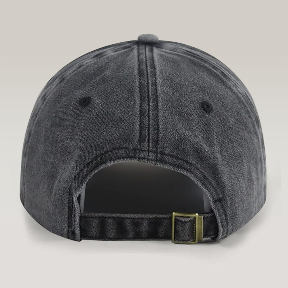 Personalized My Favorite People Call Me Daddy Vintage Washed Denim Baseball Cap