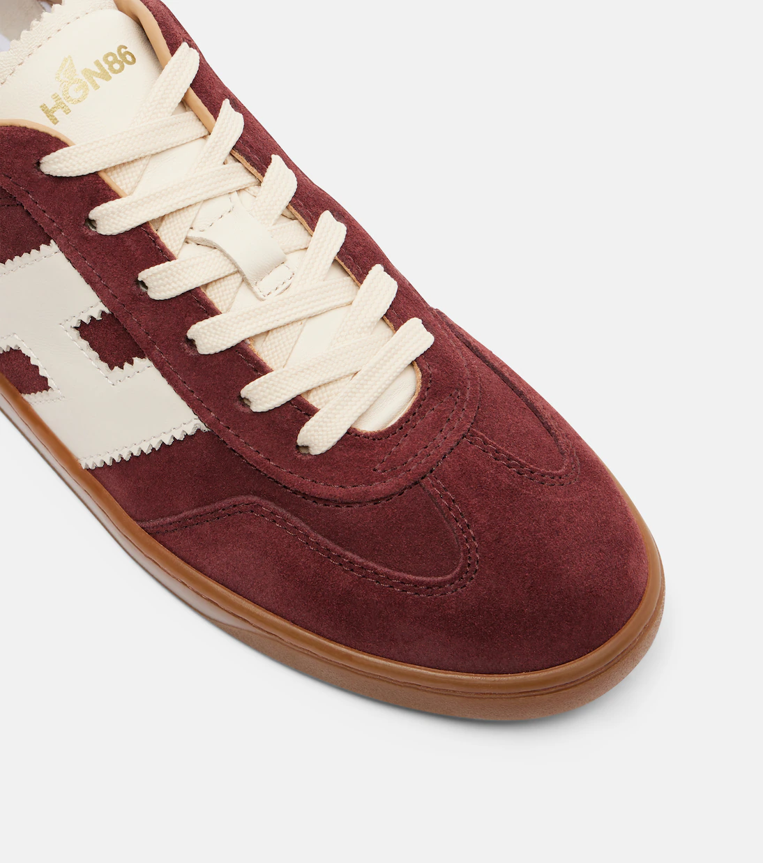 Men's Hogan Burgundy Sneakers