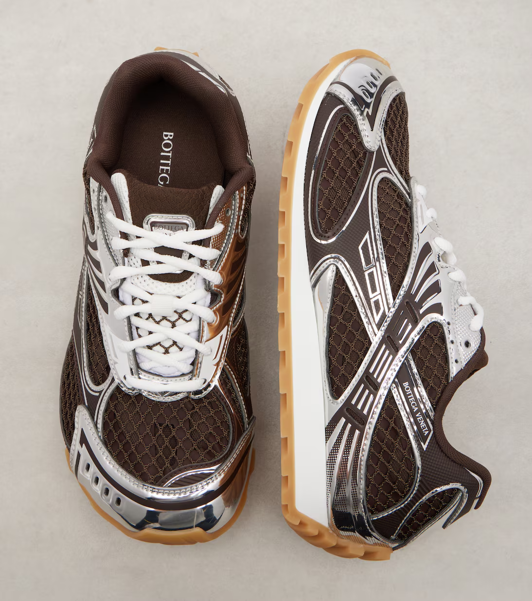 Men’s Bottega Veneta Orbit Black Brown Sneakers