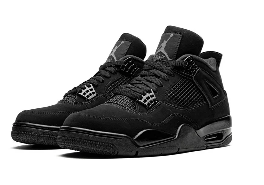Men's Air Jordan 4 Black Cat 2025 Shoes