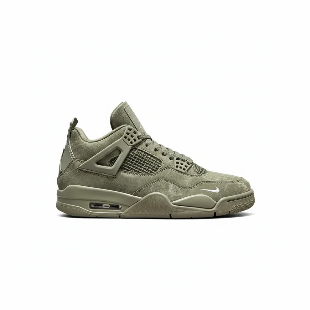 Men's Air Jordan 4 Bike Olive Shoes
