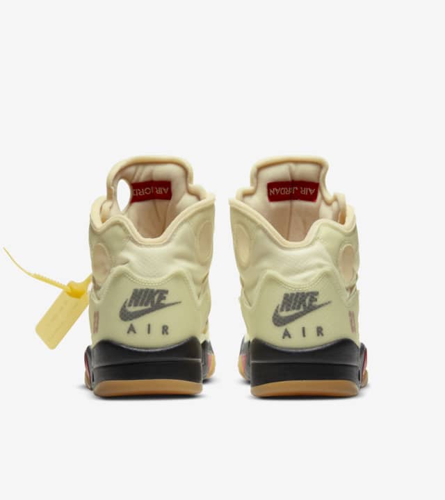 Men's OFF-WHITE x Air Jordan 5 'Sail' Shoes