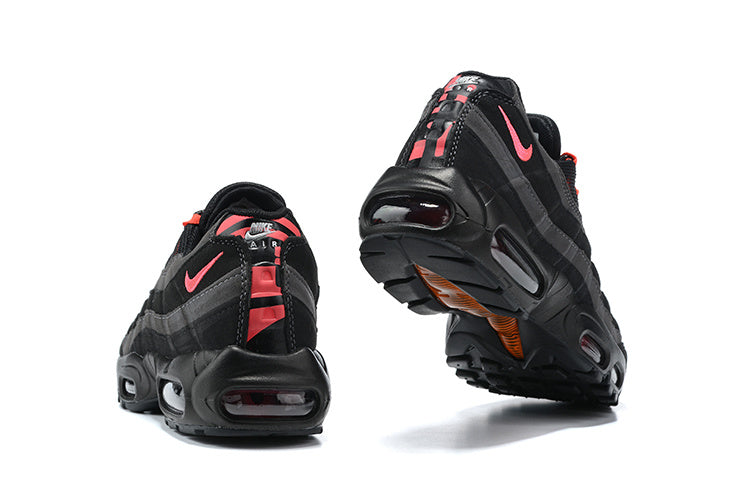 Men's Nike Air Max 95 Black Laser Crimson Shoes