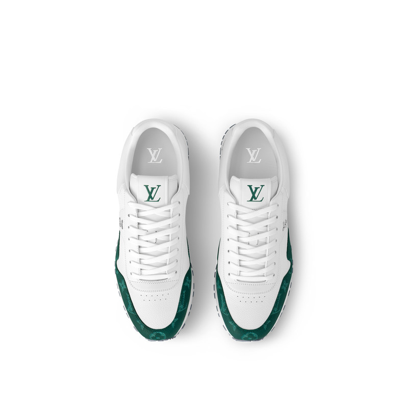 Men's Louis Vuitton Run Away Green Sneakers