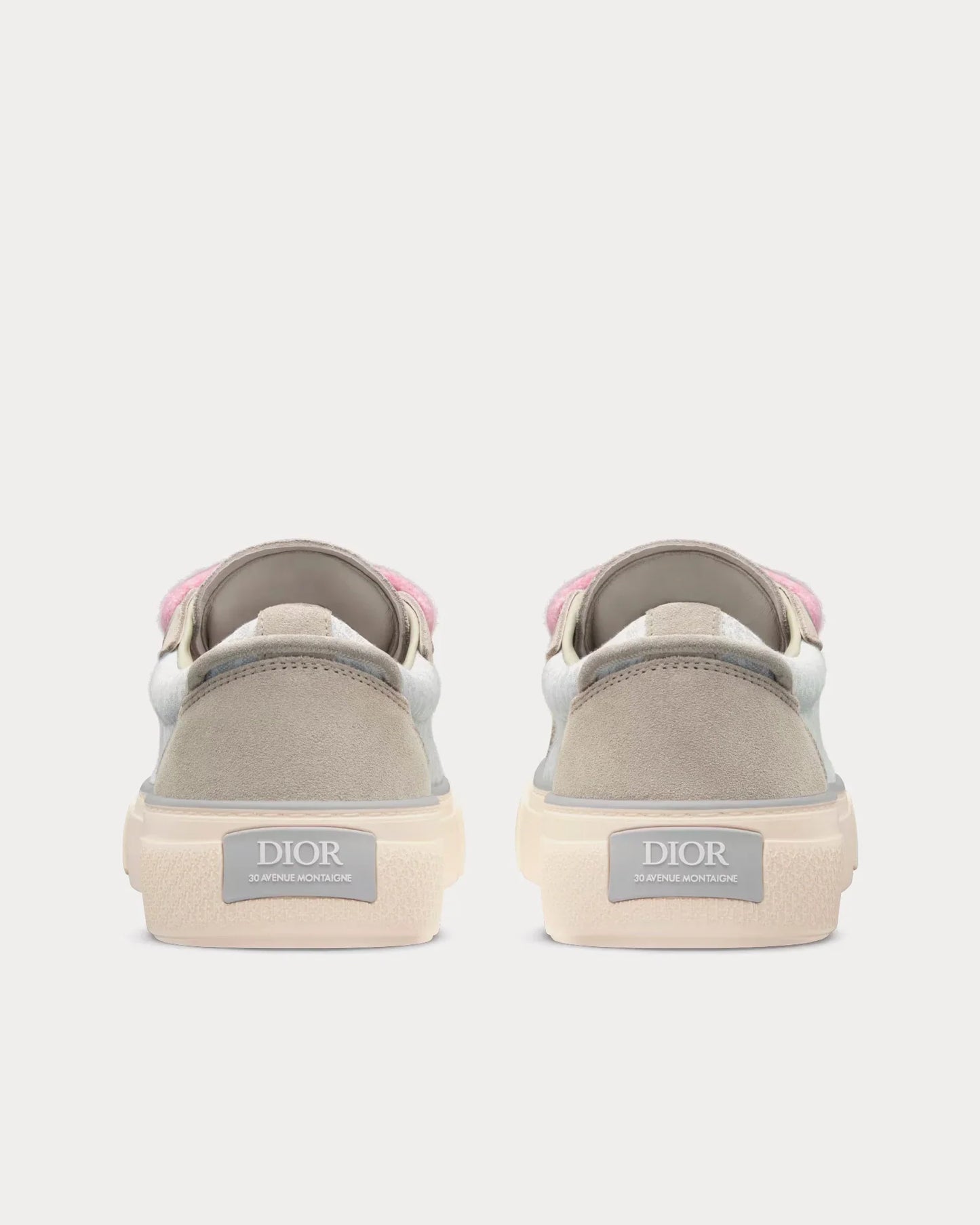 Men's Dior B33 Runner Gray and White Sneakers