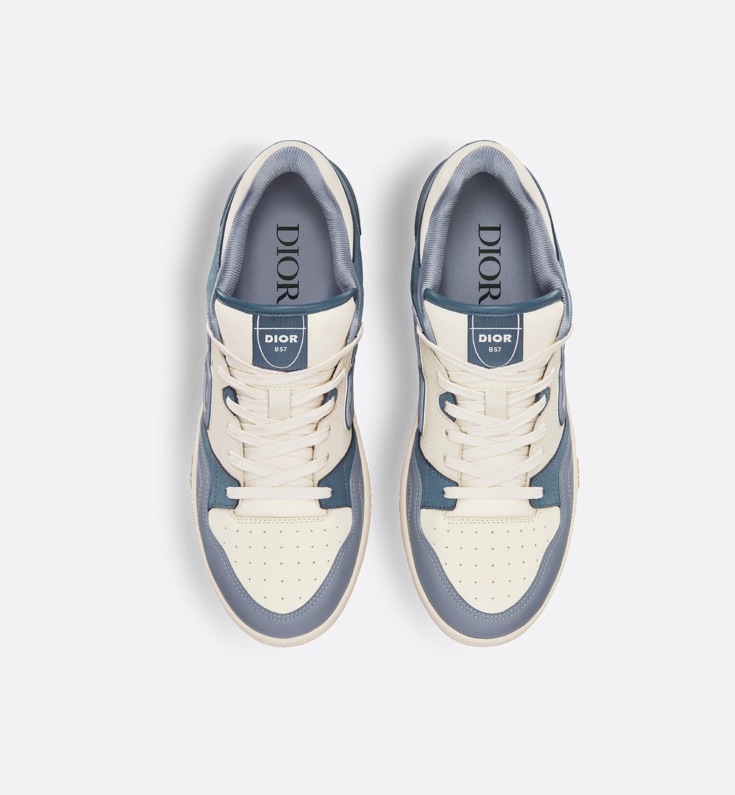 Men's Dior B57 Low-Top Blue Sneakers