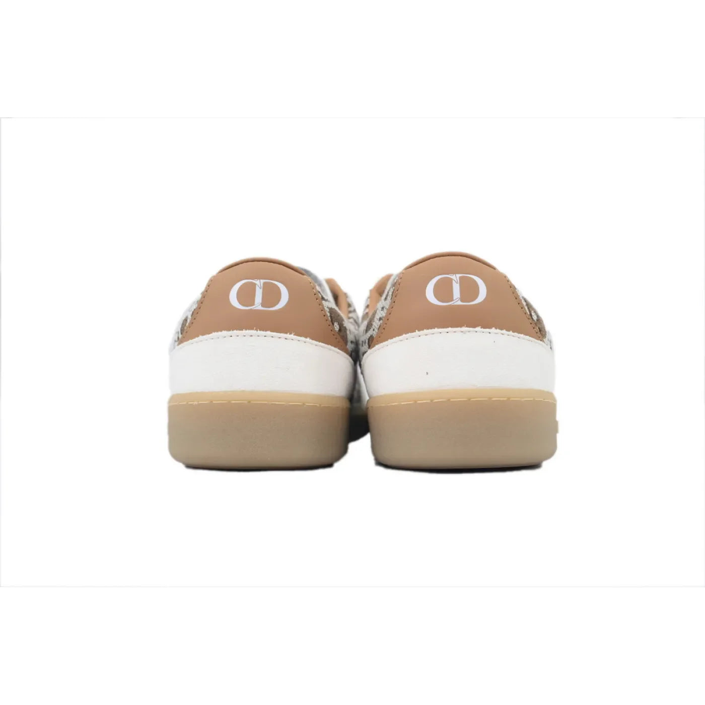 Men's Dior B01 Matchpoint White And Brown Print Sneakers