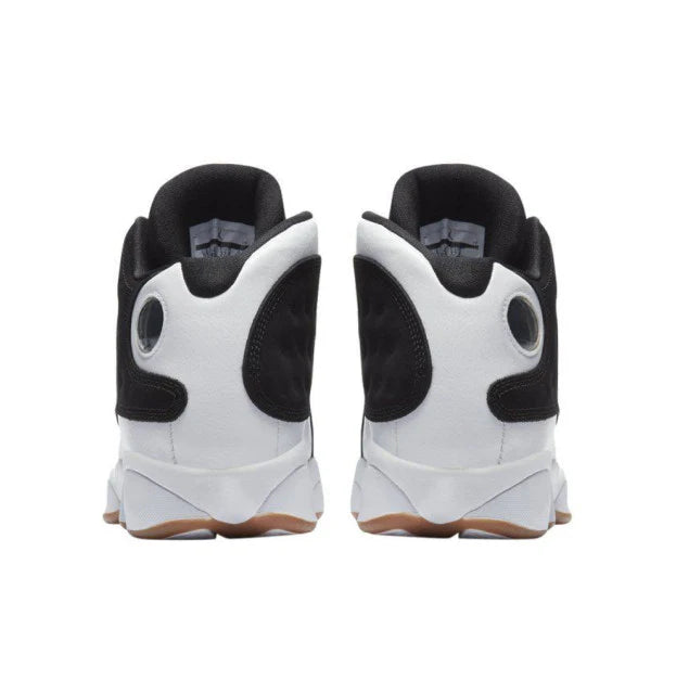 Men's Nike Air Jordan 13 Black White Gum Shoes
