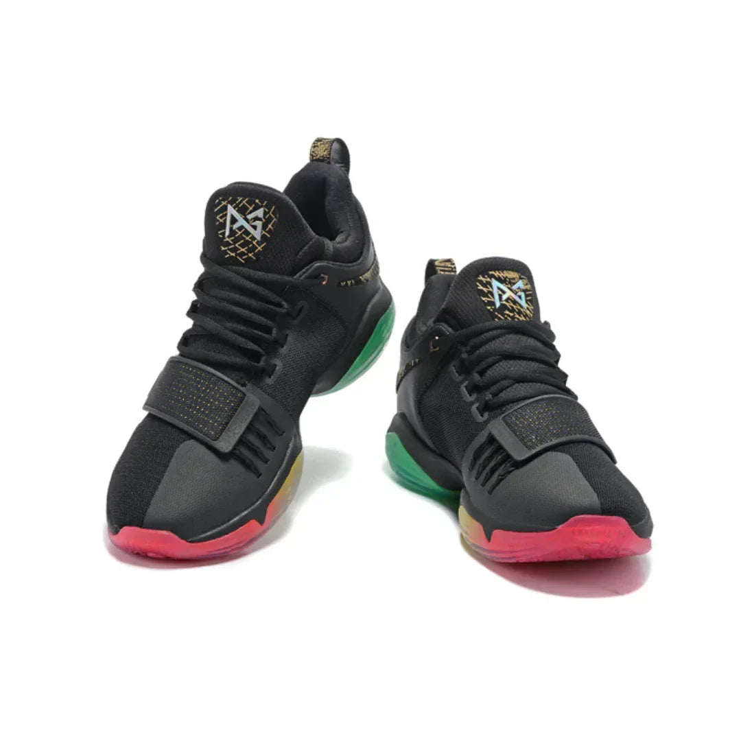 Men's Nike PG1 Black Gold Coloured Shoes