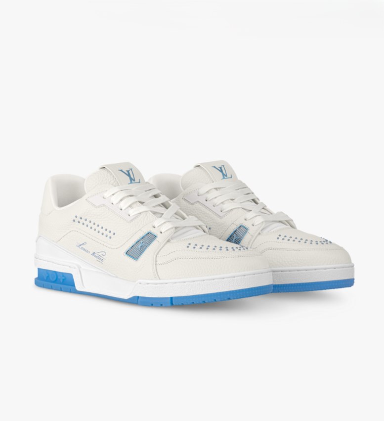 Men's Louis Vuitton Trainer White Sneakers