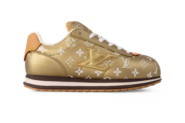 Men's Louis Vuitton BUTTERSOFT Gold Sneakers