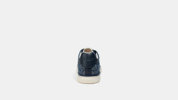 Men's Coach Clip Low-Top Skateboard Midnight Navy Sneakers