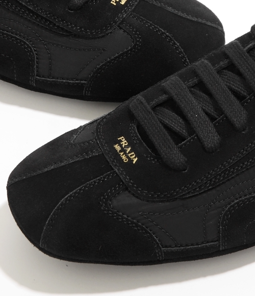 Men's Prada Montecarlo Re-Edition 2005 Leather Black Sneakers