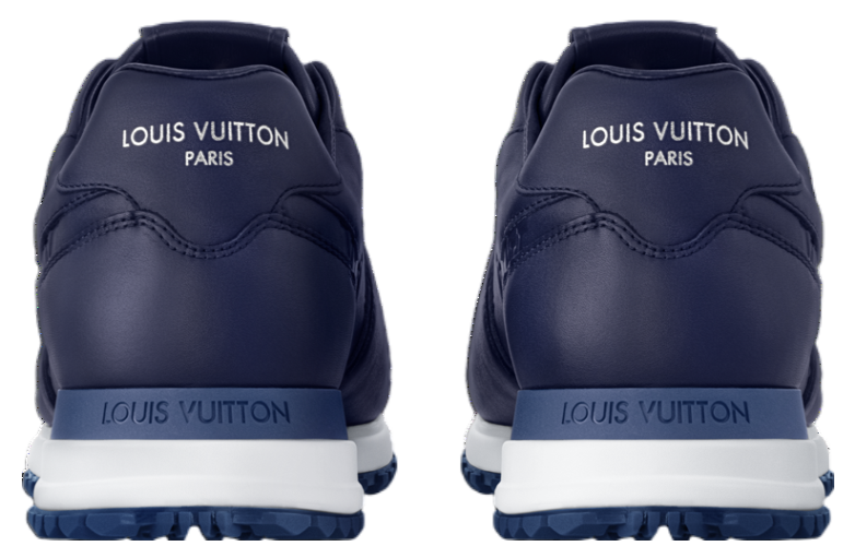 Men's Louis Vuitton Run Away Blue Sneakers