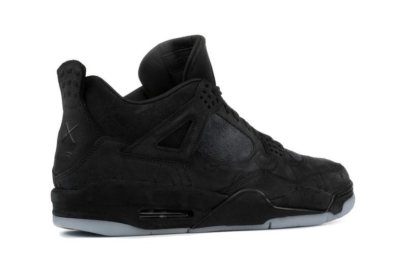 Men's KAWS x Air Jordan 4 'Black' Shoes