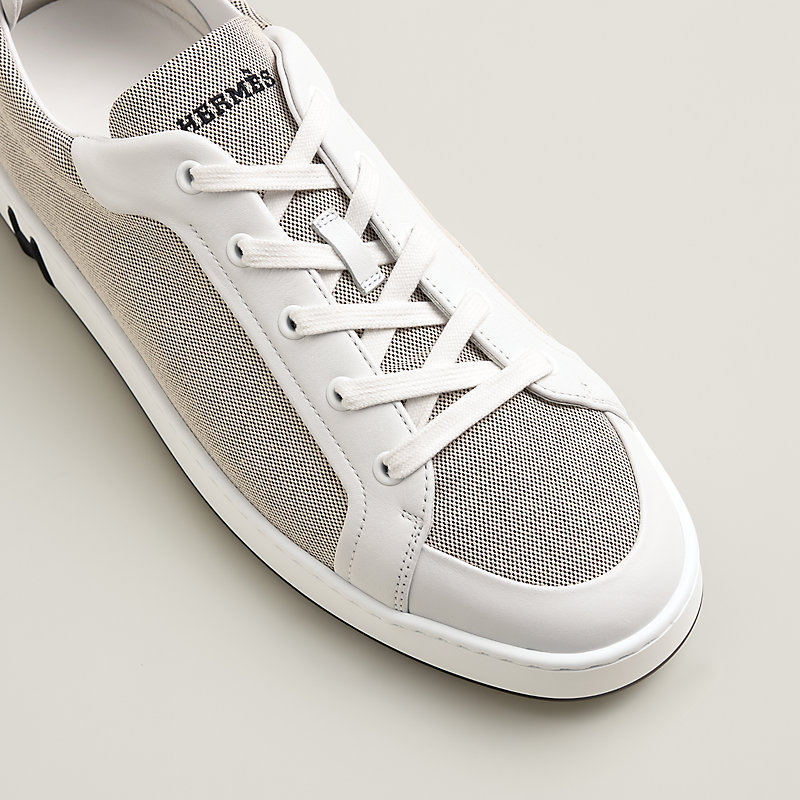 Men's Hermes Plum White Sneakers
