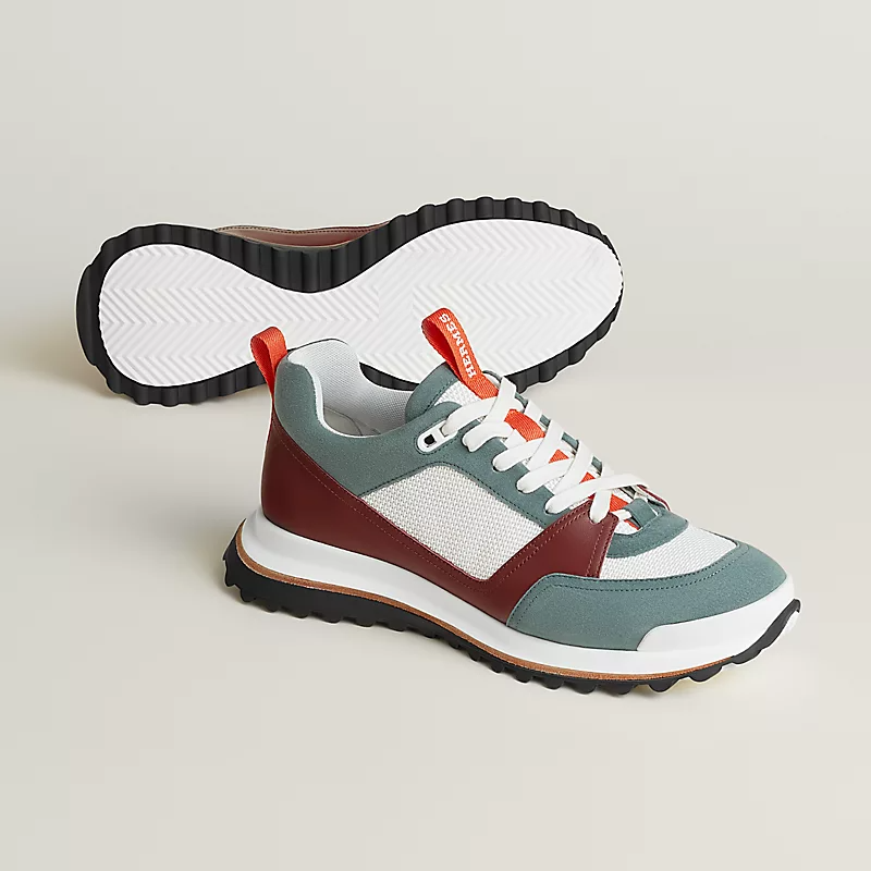 Men's Hermès Bouncing Multicolored Black Sneakers
