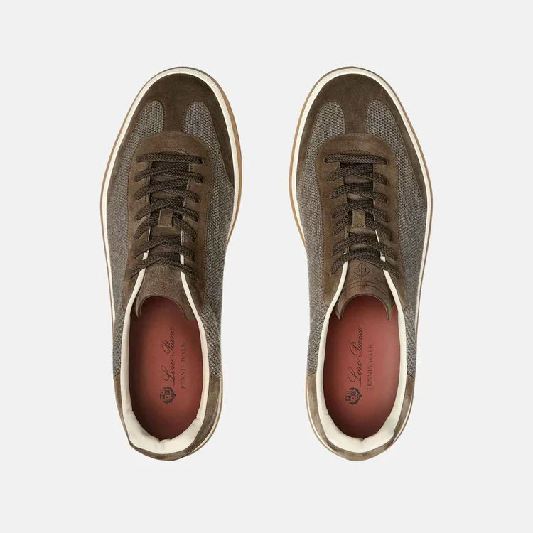 Men's Loro Piana Tennis Walk May Field Sneakers