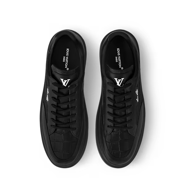Men's Louis Vuitton Beverly Hills Trainer Black Sneakers