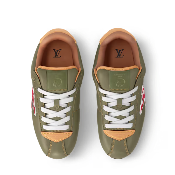 Men's Louis Vuitton BUTTERSOFT Khaki Sneakers