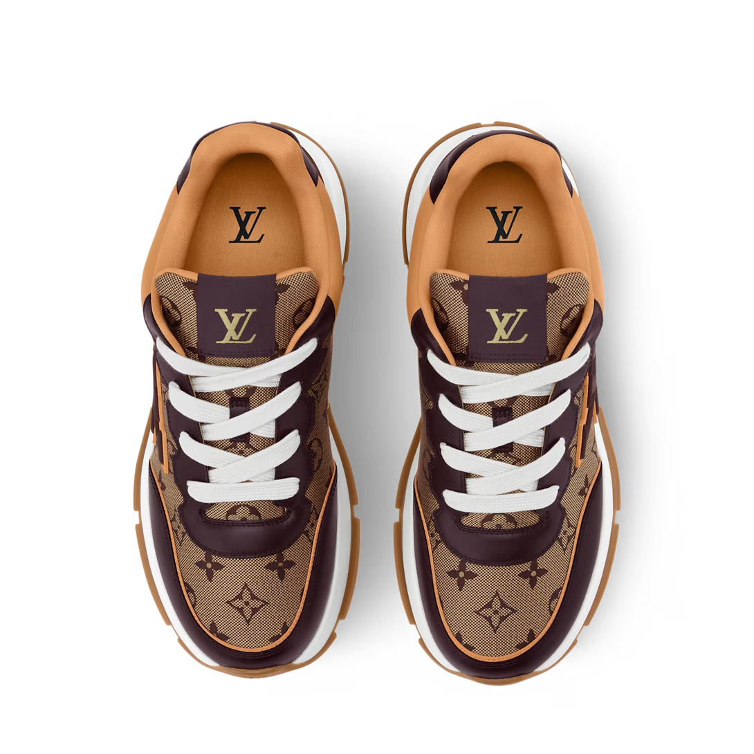 Men's Louis Vuitton Beverly Hills Brown Sneakers
