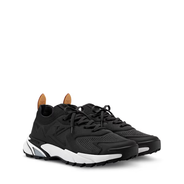 Men's Louis Vuitton Tatic Black White Sneakers