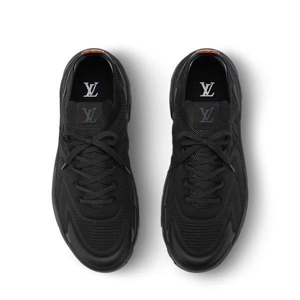 Men's Louis Vuitton Tatic Knit Black Sneakers