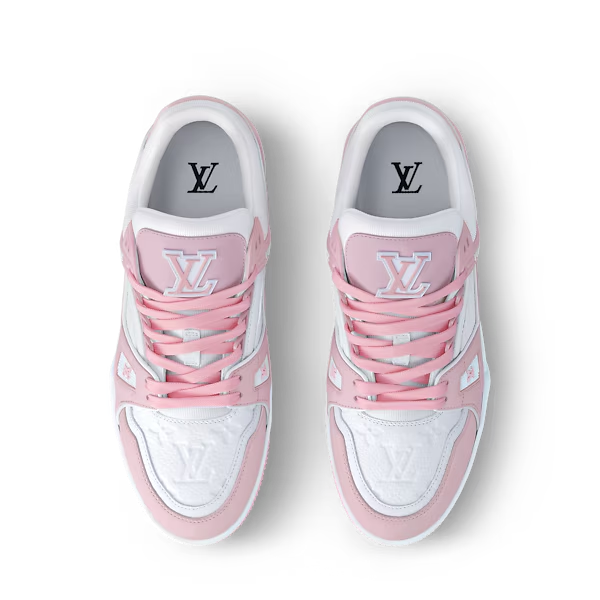 Men's Louis Vuitton Trainer Pink Sneakers