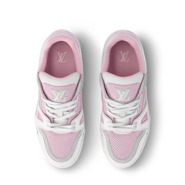 Men's Louis Vuitton Trainer Pink Sneakers
