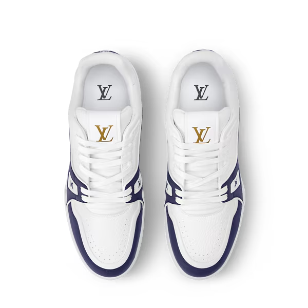 Men's Louis Vuitton Trainer Blue Sneakers