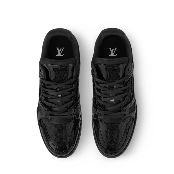 Men's Louis Vuitton Trainer Black Sneakers