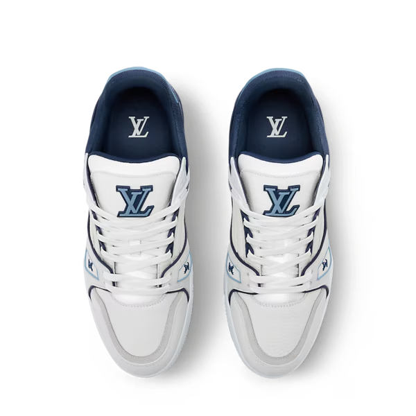 Men's Louis Vuitton Trainer Blue Sneakers