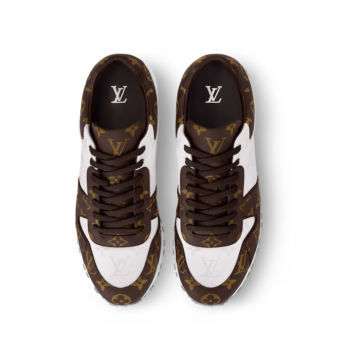 Men's Louis Vuitton Run Away Brown Sneakers