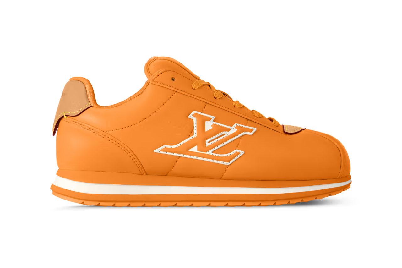 Men's Louis Vuitton BUTTERSOFT Orange Sneakers