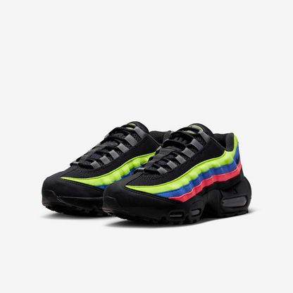 Men's Nike Air Max 95 Black Multi-Color Shoes