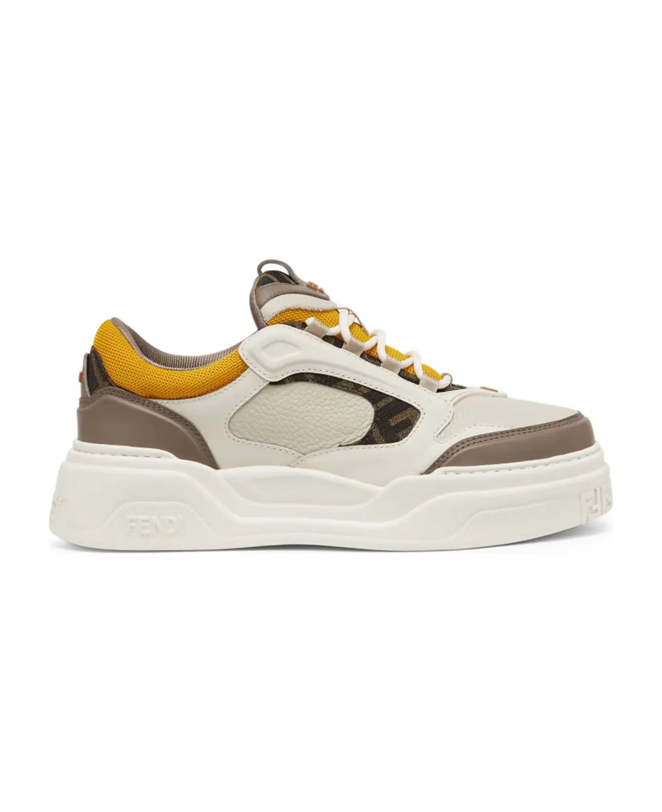 Men's Fendi Roma Match Brown Sneakers