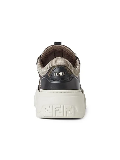Men's Fendi Roma Match Nero Beige Sneakers