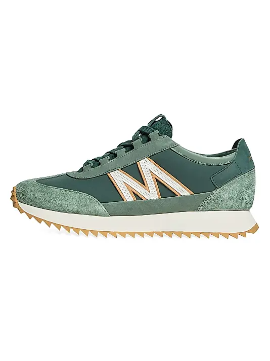 Men's Moncler Pacey2 Sneakers in Green