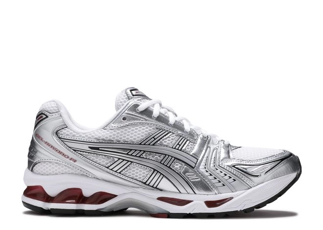 Men's  Asics Gel Kayano 14 'Pure Silver Red' Shoes