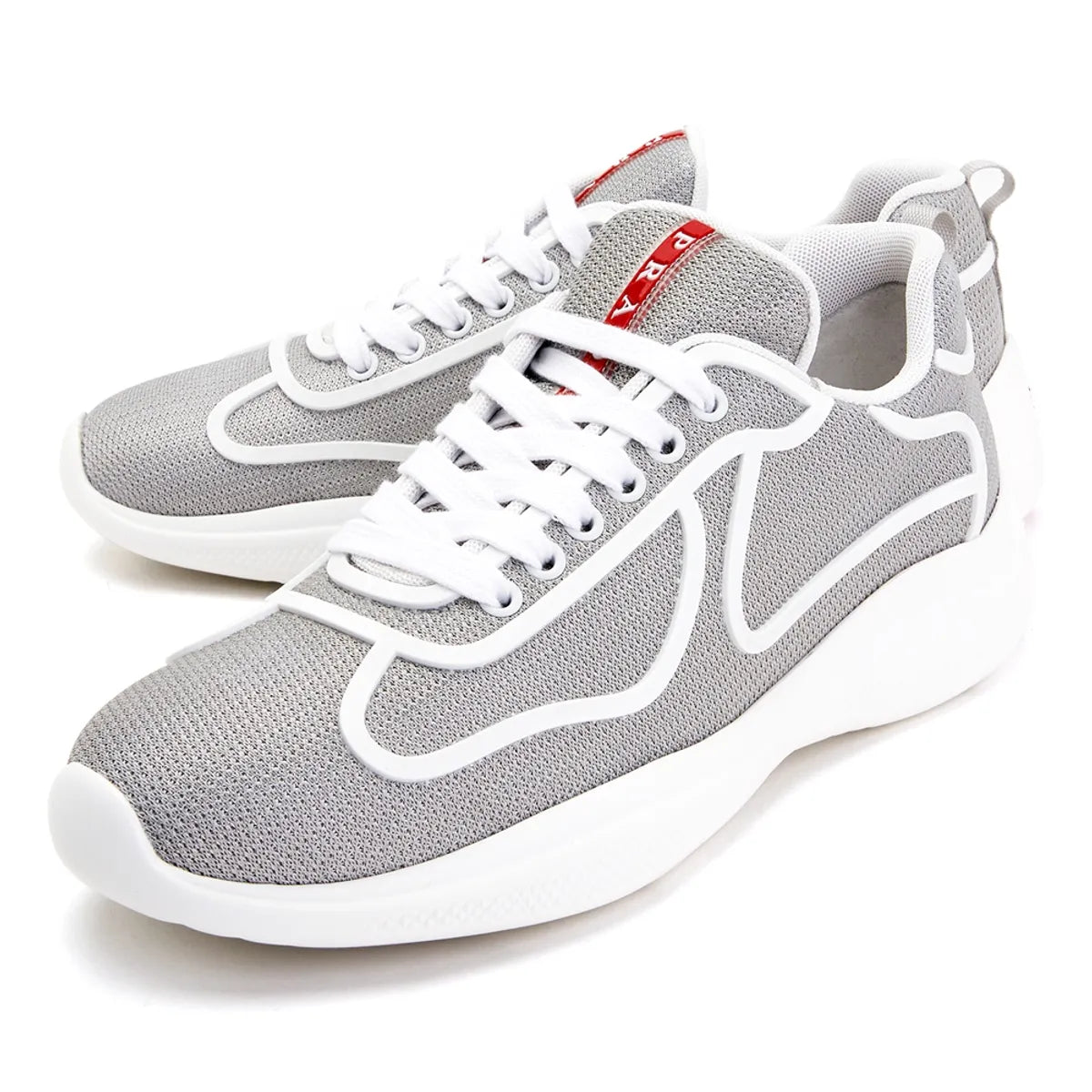 Men's Prada America's Cup Gray Sneakers