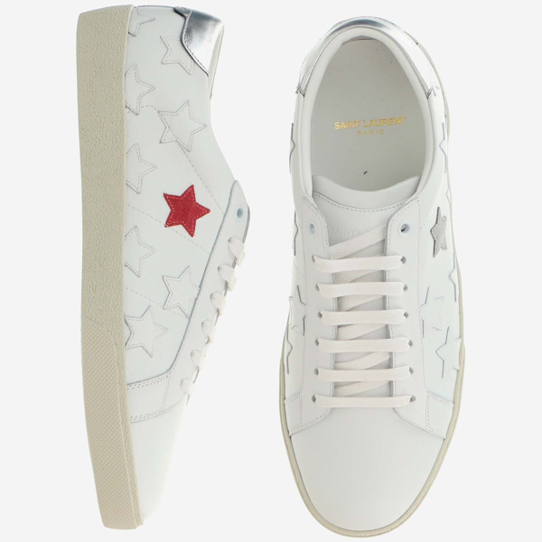 Men's Saint Laurent Court Classic SL06 White Sneakers