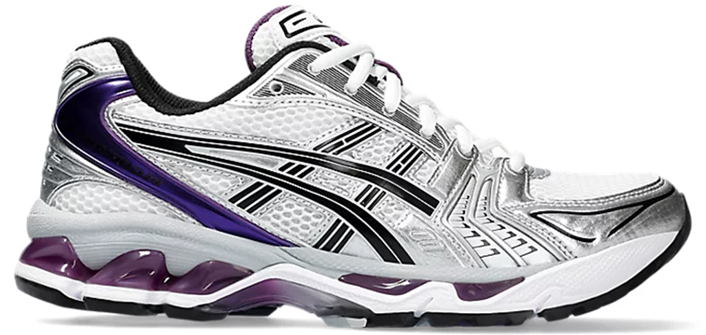 Men's  Asics Gel Kayano 14 ' White Dark Grape’' Shoes