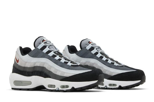 Men's    Nike Air Max 95 'Wolf Grey Rugged Orange' Shoes