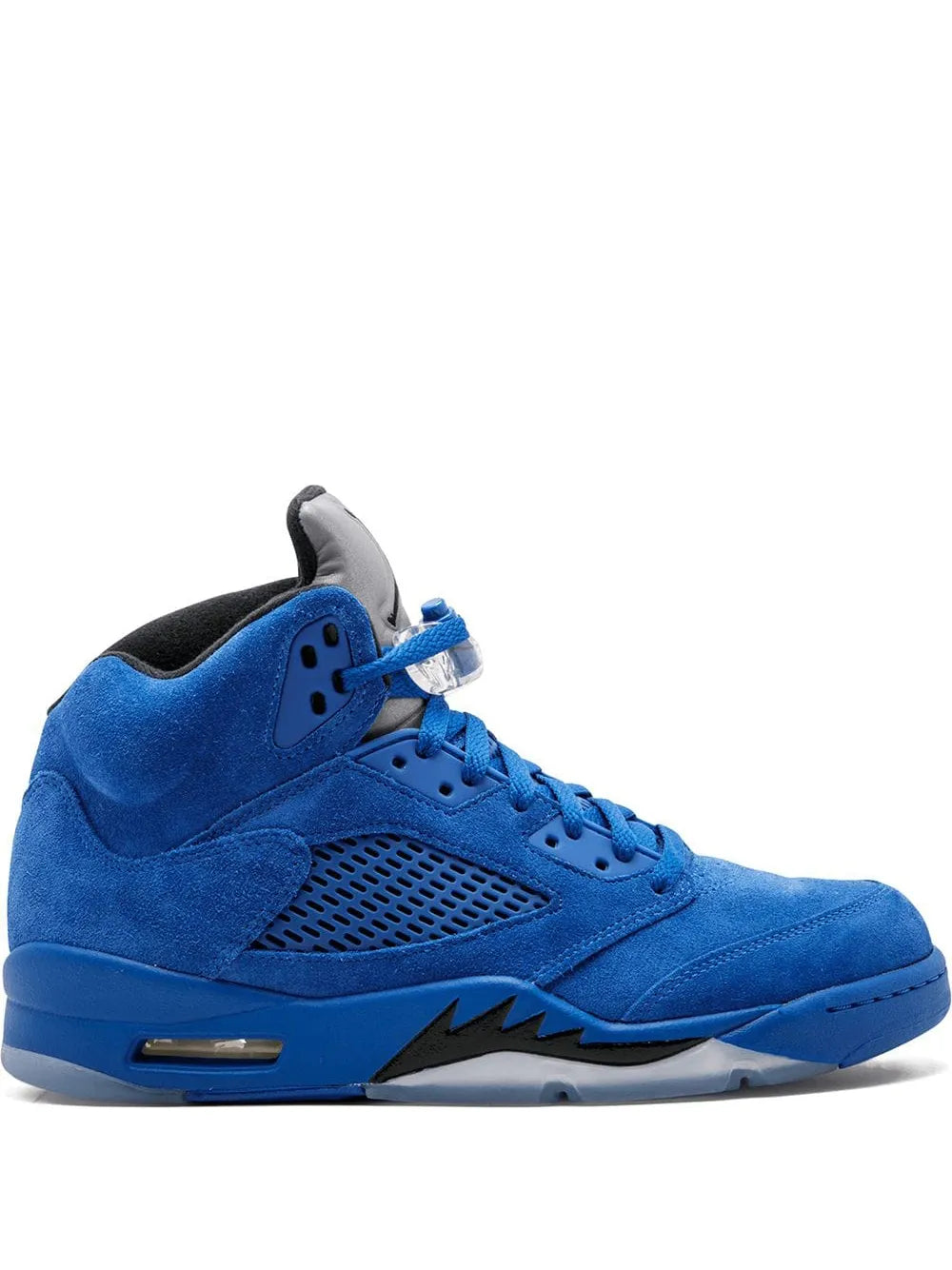 Men's Nike Air Jordan 5 Retro Blue Suede Shoes