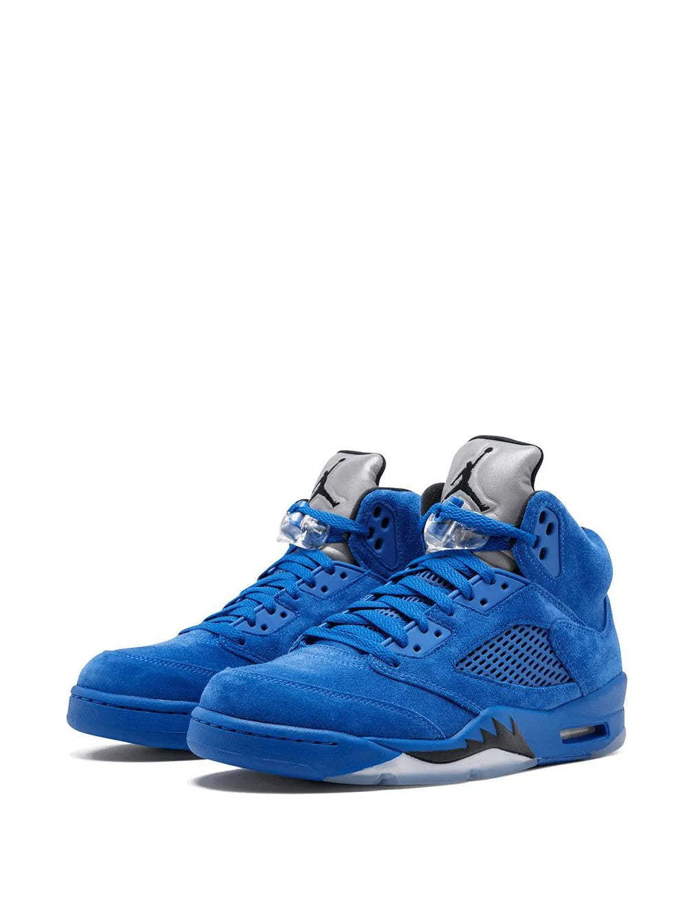 Men's Nike Air Jordan 5 Retro Blue Suede Shoes