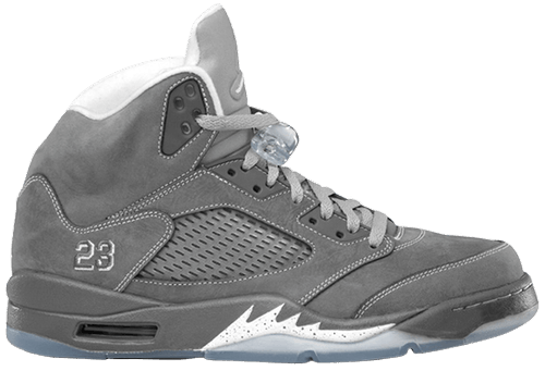 Men's Nike Air Jordan 5 Retro Wolf Grey Shoes