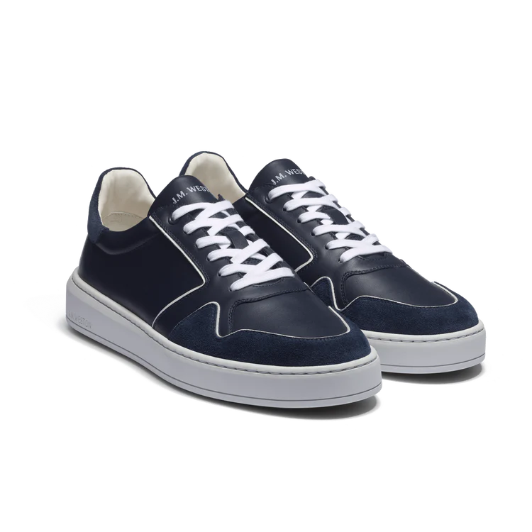 Men's Basket On Time Oxford Navy Sneakers