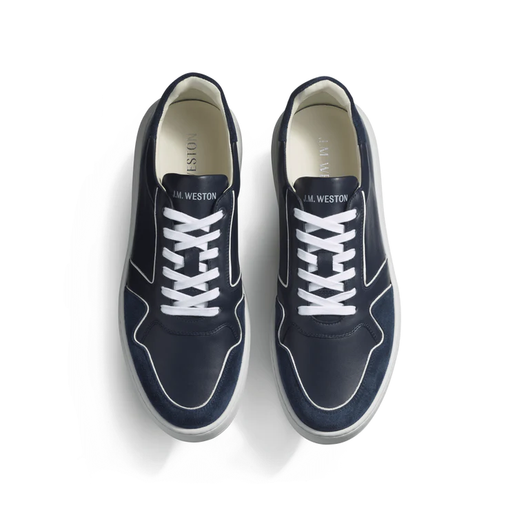 Men's Basket On Time Oxford Navy Sneakers