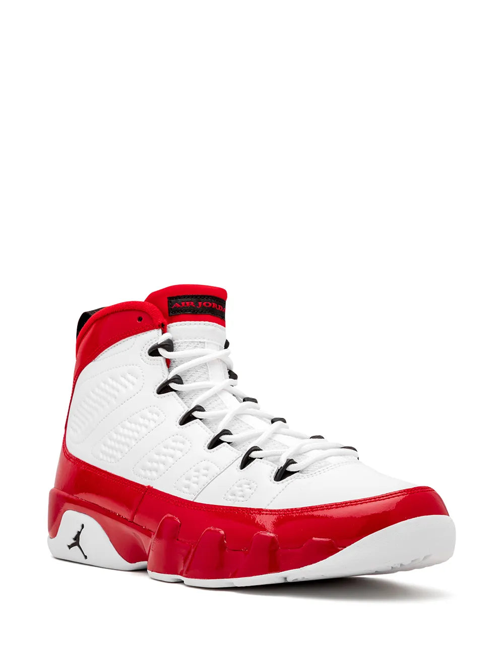 Men's Nike Air Jordan 9 Retro Black Red White Shoes