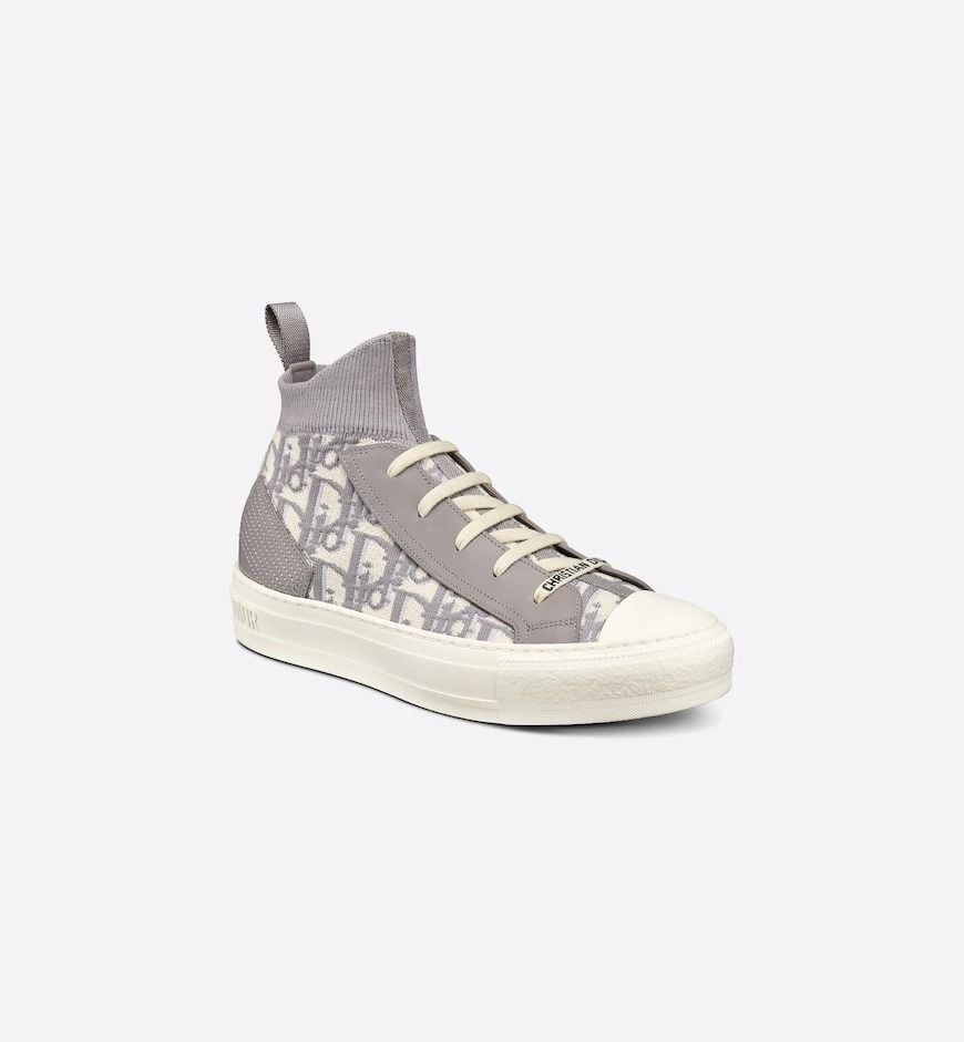Men's Dior Walk’n’Dior Platform Gray Oblique Sneakers
